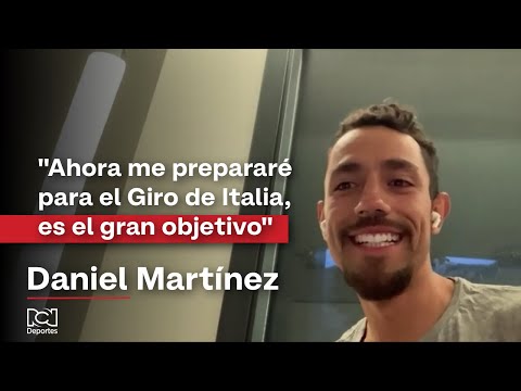 Ahora me prepararé para el Giro de Italia, es el gran objetivo: Daniel Martínez