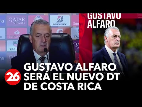 Gustavo Alfaro es el nuevo DT de Costa Rica