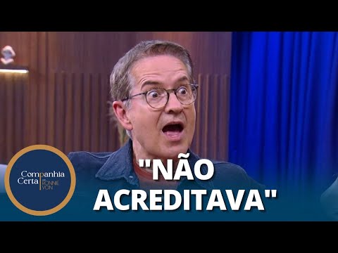 Carlos Tramontina revela que esposa vibrou com sua saída da Globo