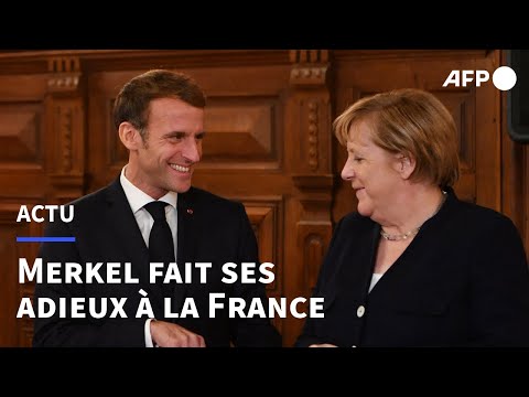 Angela Merkel fait ses adieux à la France après 16 ans au pouvoir | AFP