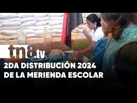 Segunda distribución de la merienda escolar beneficiará a 1 millón 200 mil niños de Nicaragua