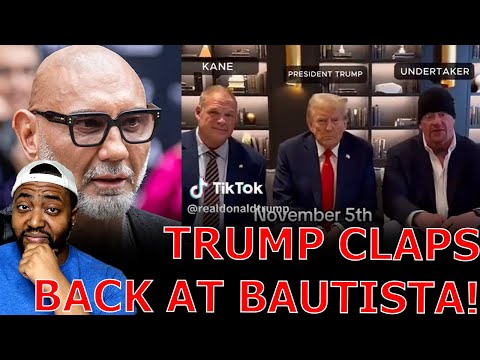 Trump Gives EPIC RESPONSE To Dave Bautista's Deranged RANTS And Endorsing Kamala Harris!