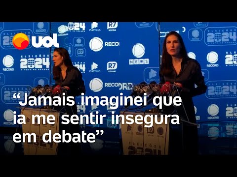 Debate Record: Marina Helena diz que marido está preocupado com sua segurança após brigas em debates