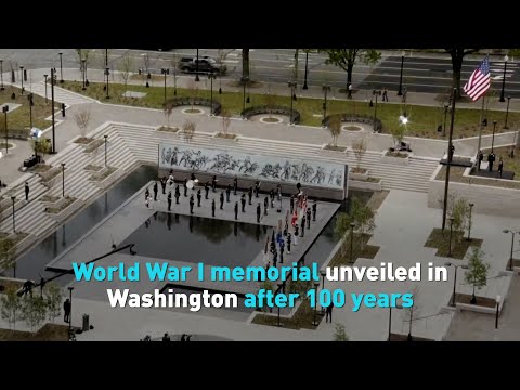 World War I memorial unveiled in Washington after 100 years
