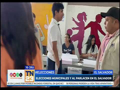 Elecciones municipales y al Parlacen en El Salvador