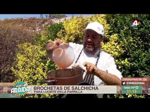 Vamo Arriba - Brochetas de salchicha