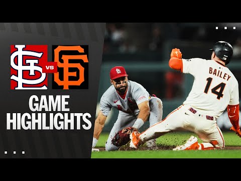 Cardinals vs. Giants Game Highlights (9/22/25) | MLB Highlights