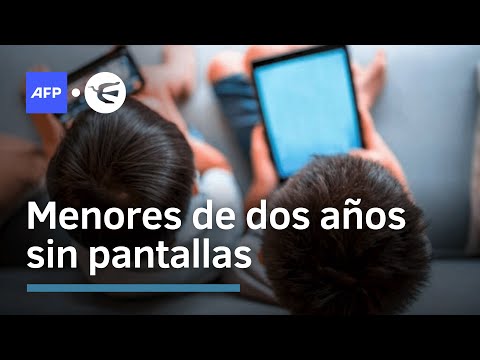 APARTAR LAS PANTALLAS  de los  menores de dos años