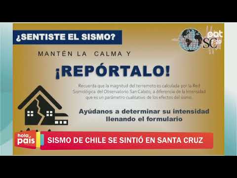 Sismo en Chile