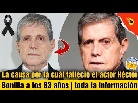 La causa por la cual fallecio el actor Héctor Bonilla a los 83 años | toda la información