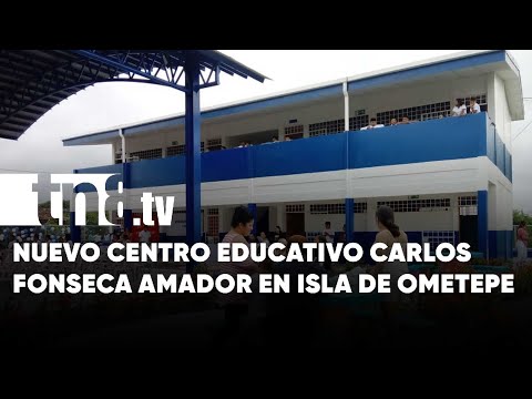 Alumnos estrenan nuevo y moderno colegio en la Isla de Ometepe - Nicaragua