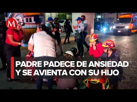 Padre e hijo sufren grave accidente tras caída en estación del metro de Monterrey