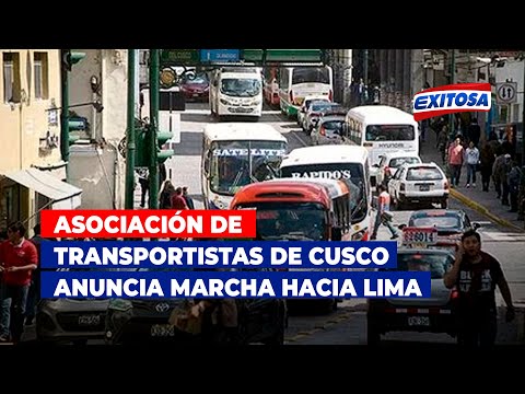 Asociación de Transportistas Urbanos de Cusco anuncia marcha hacia la ciudad de Lima