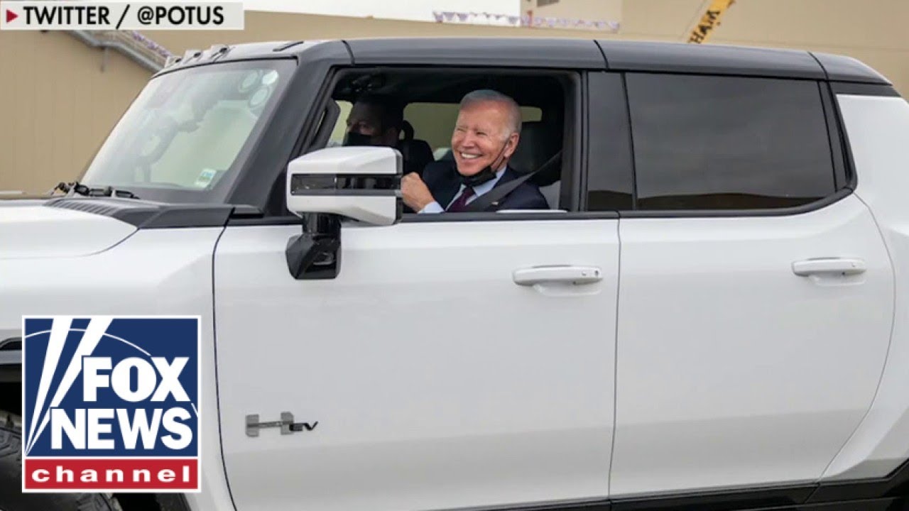 Biden slammed for ‘tone-deaf’ picture advocating luxury electric car