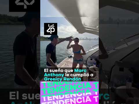 Greeicy Rendón y Marc Anthony bailando juntos