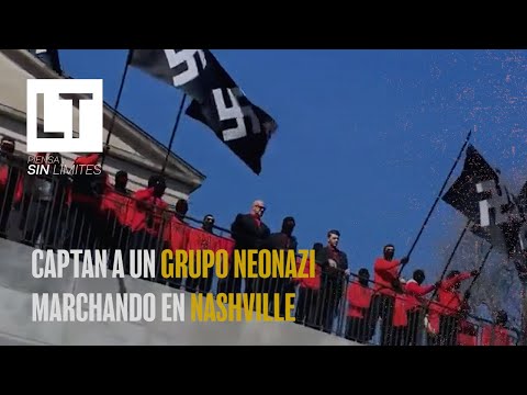 Captan a un grupo neonazi marchando en Nashville