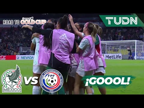 ¡GOLAZO DEL TRI! María Sánchez la prende | México 1-1 Puerto Rico | Eliminatoria Copa Oro W | TUDN