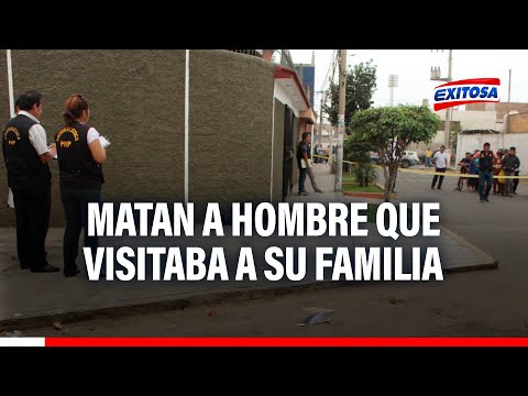 Trujillo: Matan a hombre que visitaba a su familia en el sector El Milagro