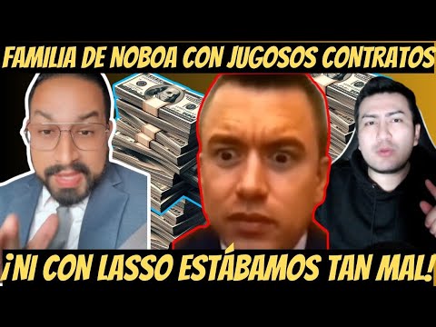 Los jugosos contratos que la familia de DANIEL NOBOA “Gano” ¡Se quieren tapar con cortinas de humo!