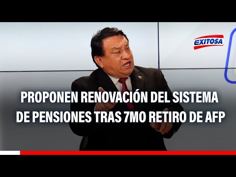 Podemos Perú impulsará renovación de todo el sistema de pensiones tras aprobación del 7mo retiro
