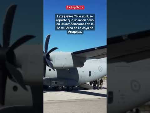 LO ÚLTIMO Avión de la FUERZA ÁEREA cayó en La Joya, AREQUIPA #shorts #lr