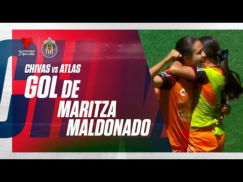 Goal Maritza Maldonado - Chivas Femenil vs Atlas Femenil 0-1 | Telemundo Deportes