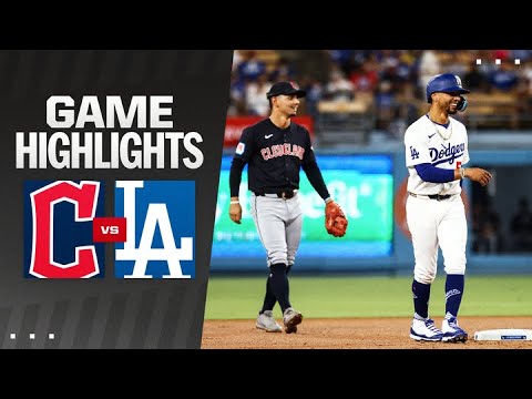 Guardians vs. Dodgers Game Highlights (9/6/24) | MLB Highlights