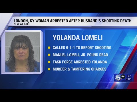 London, KY woman arrested after husband's shooting death