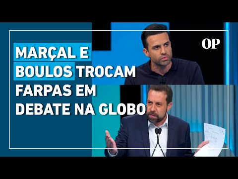 Pablo Marçal e Guilherme Boulos trocam farpas em debate na Globo em SP