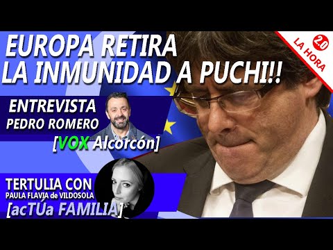 EUROPA LE RETIRA LA INMUNIDAD A PUCHI! - Entrevista con Pedro Moreno - Tertulia con Paula Flavia