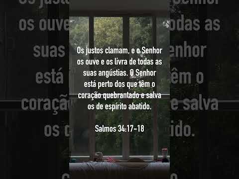 Decore esse versículo | Salmos 34:17-18 #memorize #Biblia