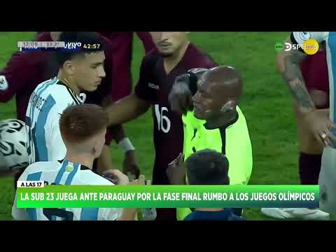 La sub 23 juega ante Paraguay por la fase final ? HNT con Nacho Goano ? 08-02-24