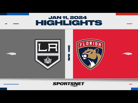 NHL Highlights | Kings vs. Panthers - January 11, 2024
