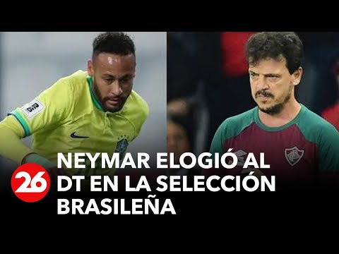 Neymar elogió al DT de la selección brasileña