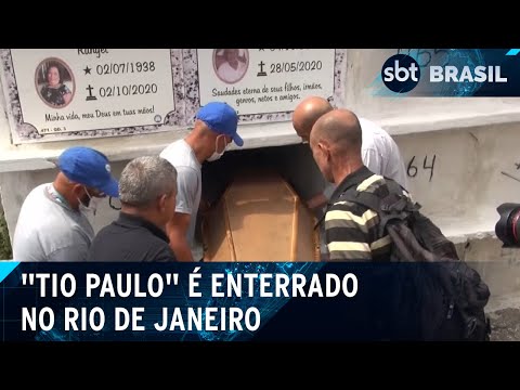 Corpo de Tio Paulo é sepultado na Zona Oeste do Rio | SBT Brasil (20/04/24)