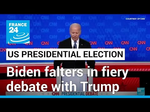 Biden falters in fiery debate with Trump • FRANCE 24 English