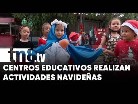 La navidad llega a los centros educativos de Managua - Nicaragua