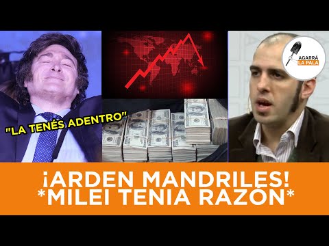 ¡ARDEN LOS MANDRILES! EL DÓLAR SE CAE COMO PIANO Y LA TIENEN ADENTRO PORQUE MILEI TENÍA RAZÓN