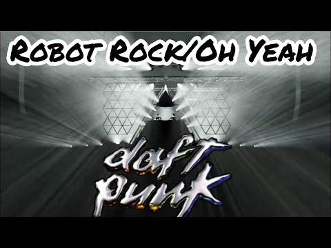 "Robot Rock / Oh Yeah" Daft Punk Light Show Remake Alive 2007 GrandMA 2