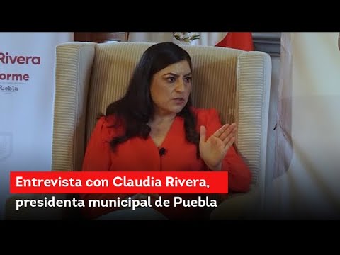 Claudia Rivera Vivanco, presidenta municipal de Puebla