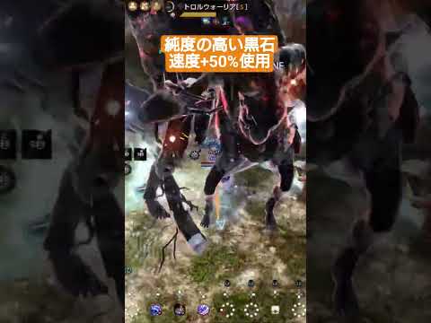 【黒い砂漠CS】純度の高いブラックストーン速度+50%使用【狩り】