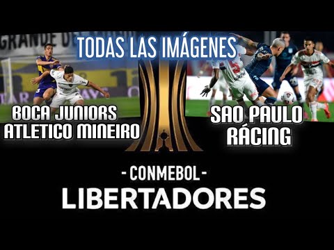 BOCA-ATLÉTICO MINEIRO, SAO PAULO-RÁCING, CERRO PORTEÑO-FLUMINENSE TODAS LAS IMÁGENES. LIBERTADORES