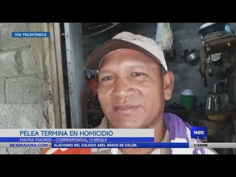 Pelea termina en homicidio en Chiriquí