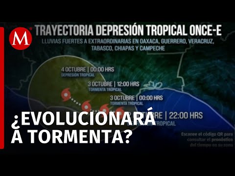 Depresión tropical 11 amenaza con convertirse en tormenta tropical Kristy