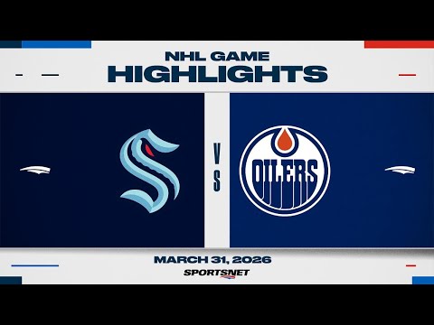 NHL Highlights | Kraken vs. Oilers - March 31, 2026