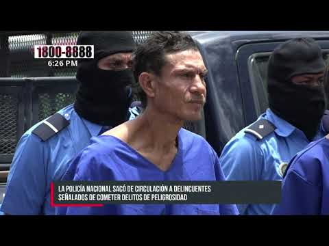 Policía Nacional pone tras las rejas a 48 delincuentes de peligrosidad - Nicaragua