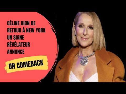 Le triomphe de Céline Dion : Un Retour époustouflant éclairé par un signe Prophétique !