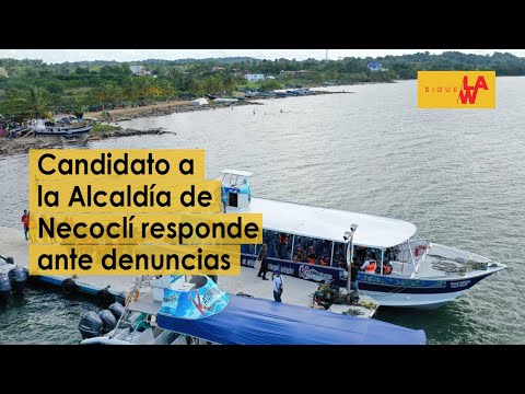 No somos ilegales a la hora de transportar: Fredy Marín, candidato a Alcaldía de Necoclí