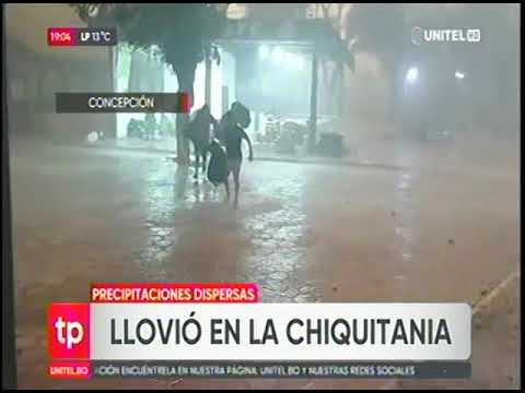 26092024 PRECIPITACIONES DISPERSAS EN DIFERENTES ZONAS DE LA CHIQUITANÍA UNITEL