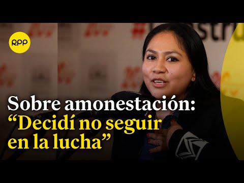 Sobre amonestación contra Heidy Juárez: Es muy agotador demostrar tu inocencia en un foro político
